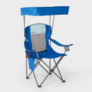 EMBARK™ MESH CANOPY CAMP CHAIR PORTABLE OUTDOOR SEAT UV PROTECTION - BLUE - Like New
