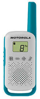 MOTOROLA SOLUTIONS TALKABOUT T110TP WHITE 16 MILE 2 WAY RADIO - WHITE - Like New