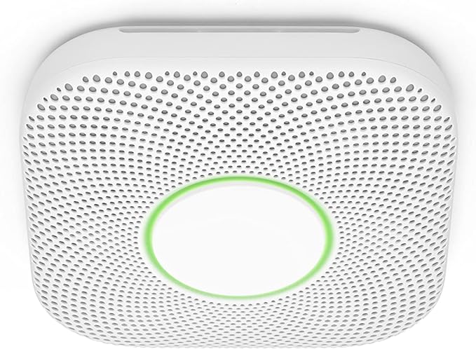 Google Nest Protect Smoke Alarm Detector Carbon Monoxide No Accessories - White - Like New