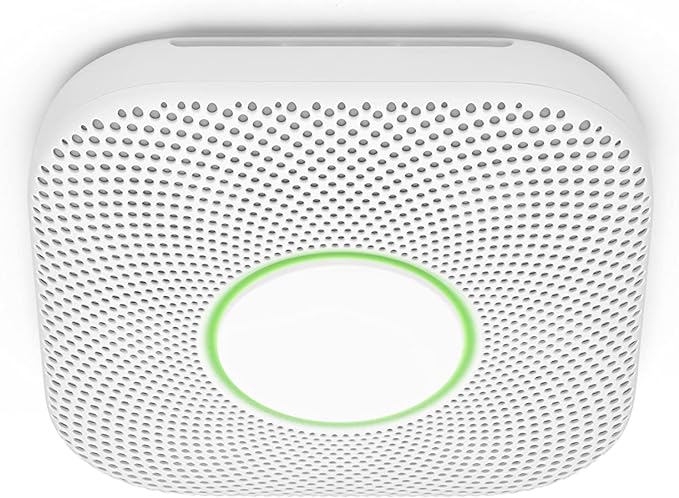 Google Nest Protect Smoke Alarm Detector Carbon Monoxide No Accessories - White Like New