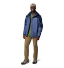 COLUMBIA MEN'S TUNNEL FALLS II INTERCHANGE JACKET DARK MOUNTAIN/COLLEGIATE NAVY - Like New