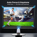 WEMI NATIVE 1080P SMART MINI PROJECTOR WiFi 6 BLUETOOTH 5.4 FULL HD 4K - WHITE - Like New
