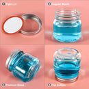 Betrome 8 oz Mason Jars, 24 Pack 240ml Glass Canning Jars, Mouth Lids - Clear - Like New