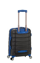 ROCKLAND MELBOURNE HARDSIDE EXPANDABLE SPINNER WHEEL LUGGAGE 20" - BLUE Like New