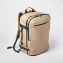 OPEN STORY 35L TRAVEL BACKPACK-OPEN STORY COLLEGE BOOK BAG 17" - BEIGE - Like New