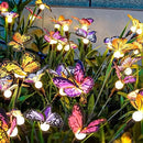 ALTSUCESER GARDEN SOLAR LIGHTS SOLAR BUTTERFLY LIGHTS OUTDOOR SOLAR GARDEN - Like New