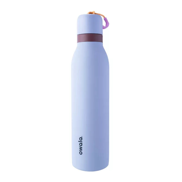 OWALA 24OZ FREESIP TWIST STAINLESS STEEL WATER BOTTLE - PERIWINKLE TWINKLE - Like New