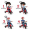RADIO FLYER TODDLER BIKE KIDS BIKE TRICYCLE TODDLER TOYS FOR AGES 2-4 RED - Like New