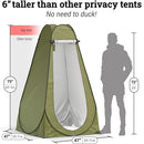 ABCO TECH ABCO POP UP PRIVACY TENT INSTANT PORTABLE OUTDOOR - GREEN - Like New
