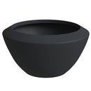 LeisureMod Basalt Tall Planter Fiberstone MgO Clay 20 24 28 31 Black VP15BL - Like New