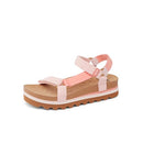 CI9321 REEF Cushion Rem Hi Womens Platform Sandal, Coral Duo, Size 8 - Like New