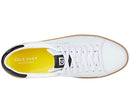 W22707 COLE HAAN WOMEN GRANDRO TOPSPIN COURT SNEAKER IVORY/BLACK SIZE 8.5 - Like New