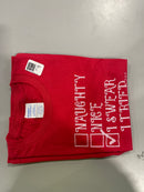 PORT&COMPANY KIDS CHRISTMAS T-SHIRT 100% COTTON - SIZE: YOUTH SMALL YOUTH - RED - Like New