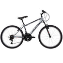HUFFY 24" ROCK CREEK MOUNTAIN BIKE, FITS RIDERS 4'8" - 5'8", GRAY - Like New
