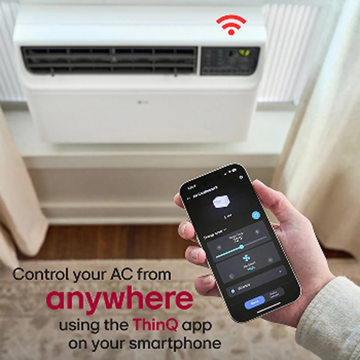 LG 8,000 BTU DUAL INVERTER, SMART WI-FI ENABLED WINDOW AC - WHITE - Brand New