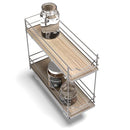 Home Zone Living Pull Out Kitchen Cabinet Organizer with 2 Tiers of Storage - Like New