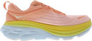 1127952 HOKA ONE ONE Womens Bondi 8 Shell Coral/Peach Parfait 9 Like New