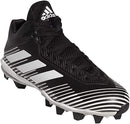 Adidas Men's FBG61 Football Shoe, Black/White/Grey Size 10 Like New