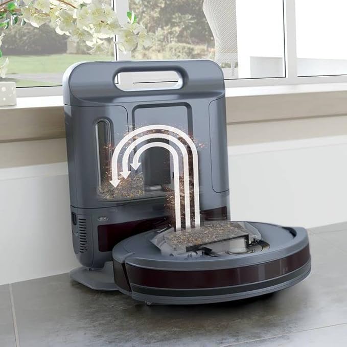 Shark Ninja Shark EZ Wi-Fi Robot Vacuum XL Self-Empty Base RV911AE - Black - Like New