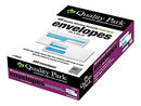 QUALITY PARK DOUBLE WINDOW REDI-SEAL ENVELOPES, 500 COUNT QUA24529 - White - Brand New
