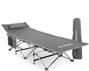 Alpcour Folding Camping Cot, Deluxe Collapsible Bed w/ Pillow, Extremely Light - Brand New