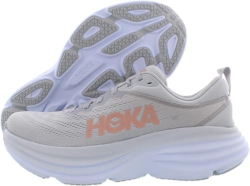 1127952 HOKA ONE ONE Womens Bondi 8 Harbor Mist/Lunar Rock 10 - Like New