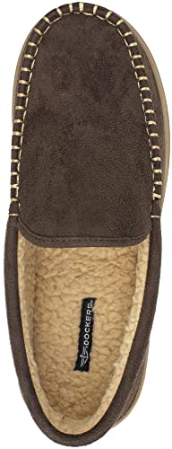 DOCKERS MEN'S DOCKERS DOUGLAS ULTRA-LIGHT MOCCASIN SLIPPERS BROWN SIZE 12 - Like New
