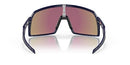 OAKLEY MENS OO9462 SUTRO S RECTANGULAR SUNGLASSES 28MM MATTE NAVY/PRIZM SAPPHIRE - Like New
