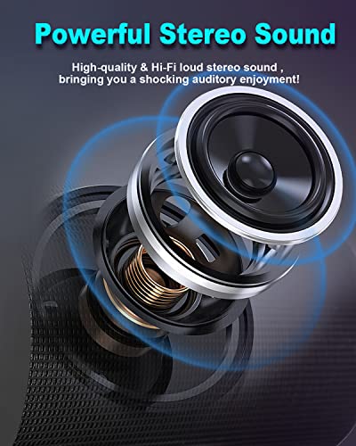 ANCOBER BLUETOOTH SPEAKER WIRELESS PORTABLE HD STEREO SOUND ACB-001-BLK - BLACK - Like New