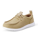 AMAZON ESSENTIALS MEN'S CANVAS MOC TOE LOAFER SIZE MEN 9.5 NATURAL/WHITE - Brand New