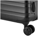 AMAZON BASICS 21" HARDSIDE CARRY-ON LUGGAGE HARDSHELL SUITCASE - BLACK - Like New