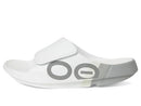 OOFOS UNISEX OOAHH SPORT FLEX SLIDE SANDAL MEN 9 WOMEN 11 SMOKE RALLY - Like New