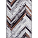Decomall Faux Cowhide Patchwork Printed Rug Mat Door Entryway 2x3' Multi - Brand New
