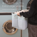 Sea Team Oversized Rectangle Canvas Open-Top Storage Baskets, 3-Pack - Brand New