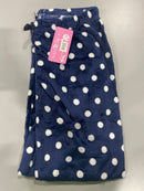 FASHION EXTRA SOFT FLEECE PAJAMAS PANTS - SIZE: WOMEN L/XL - BLUE - Brand New