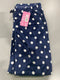 FASHION EXTRA SOFT FLEECE PAJAMAS PANTS - SIZE: WOMEN L/XL - BLUE - Brand New