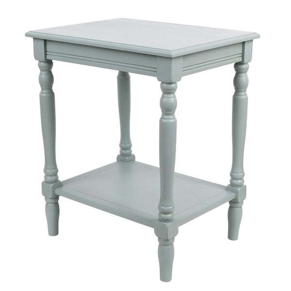 Decor Therapy Simplify Wood Accent Storage Shelf End Table - Scratch & Dent