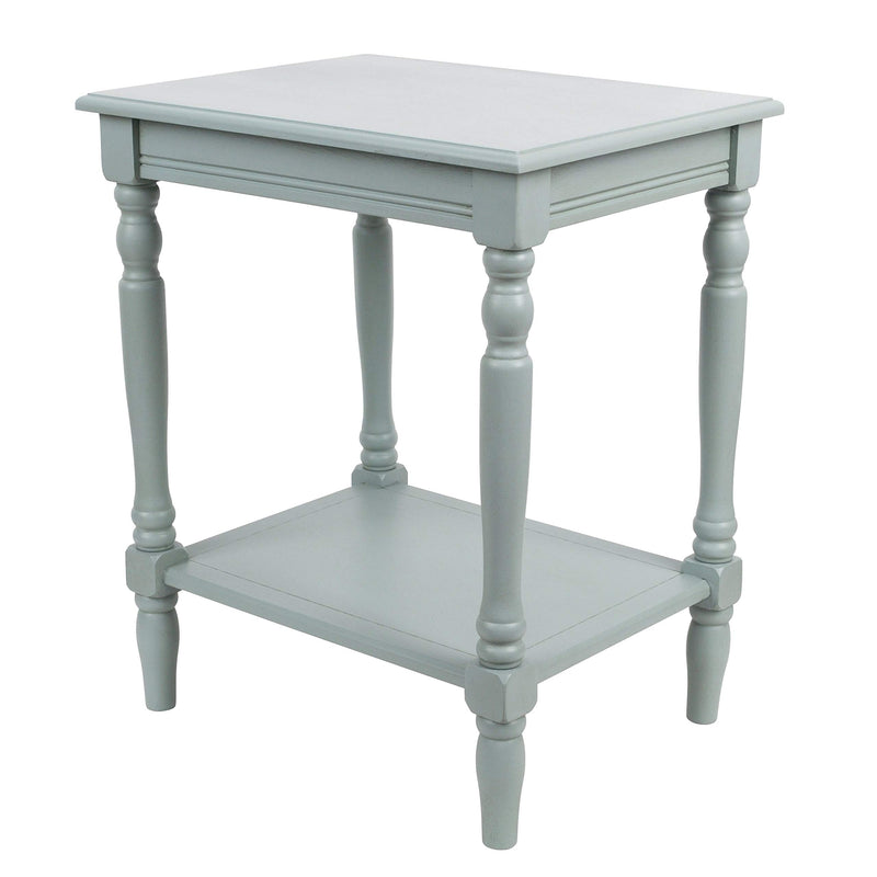 Decor Therapy Simplify Wood Accent Storage Shelf End Table - Scratch & Dent