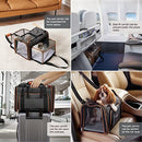 Lesure TSA Airline Approved Cat Carrier - Expandable Soft-Sided Sherpa Pad - Brand New