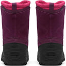 KIDS ALPENGLOW V WINTER BOOTS THE NORTH FACE - YOUTH 11 - BOYSENBERRY/TNF BLACK - Like New