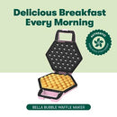 BELLA BUBBLE WAFFLE MAKER FOR HONG KONG STYLE BREAKFAST DESSERT 9" WAFFLES - Like New