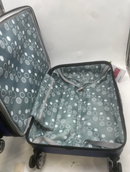 ROCKLAND MELBOURNE HARDSIDE EXPANDABLE SPINNER WHEEL LUGGAGE, 24 INCH - BLUE - Like New