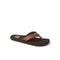 RF002915BRO REEF MEN'S TWINPIN BEACH FLIP FLOPS SIZE: MEN 9 BROWN - Like New