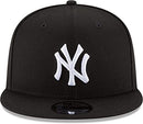 NEW ERA NEW YORK YANKEES MLB 9FIFTY ADJUSTABLE SNAPBACK HAT - BLACK/WHITE - Like New