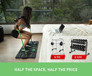 Home Gym 2.0 - Full Portable Gym Home Workout Package + 2 Extra Bands, Green Like New