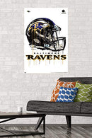 Trends International NFL Baltimore Ravens - Drip Helmet 20 Wall Poster - Brand New