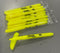SHARPIE POCKET HIGHLIGHTERS, CHISEL TIP, FLUORESCENT YELLOW, 12 COUNT - YELLOW - Brand New