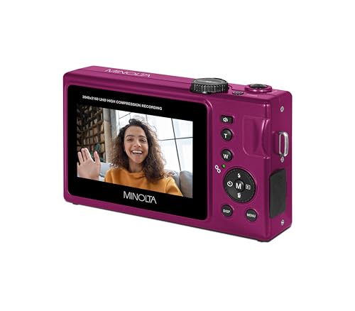 MINOLTA STORE 48MP AUTOFOCUS DIGITAL CAMERA 4K ULTRA HD VIDEO 16X DIGITAL ZOOM - Like New