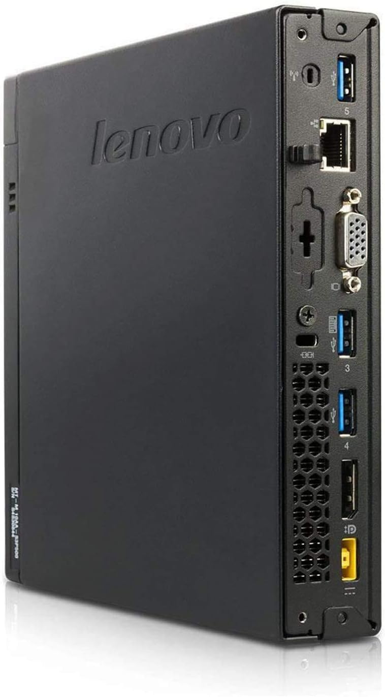 Lenovo ThinkCentre M93 Tiny Desktop TFF i7-4785T 2.20GHz 8GB 480GB SSD - BLACK - Like New