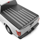 Motorbox Soft Roll-Up Truck Tonneau Cover With Black Flag Graphic - Black - Like New